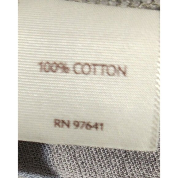 Pure Jill Womens Minimalist Gray Cowl Neck Top With Pockets 100% Cotton Size S - Picture 5 of 7